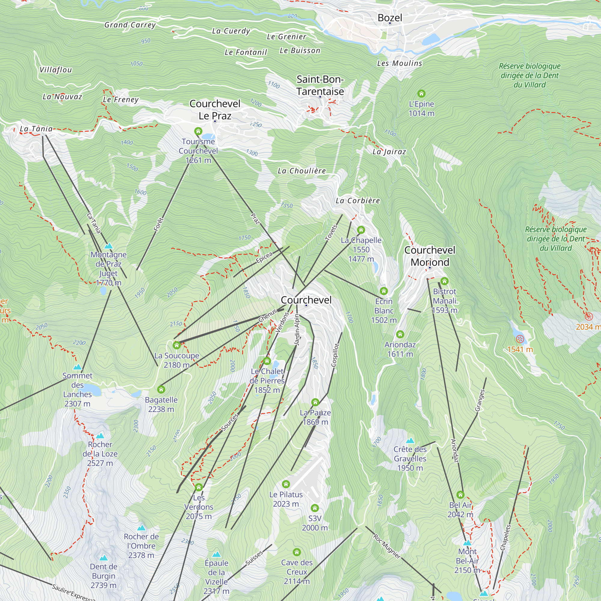 Le Tremplin map