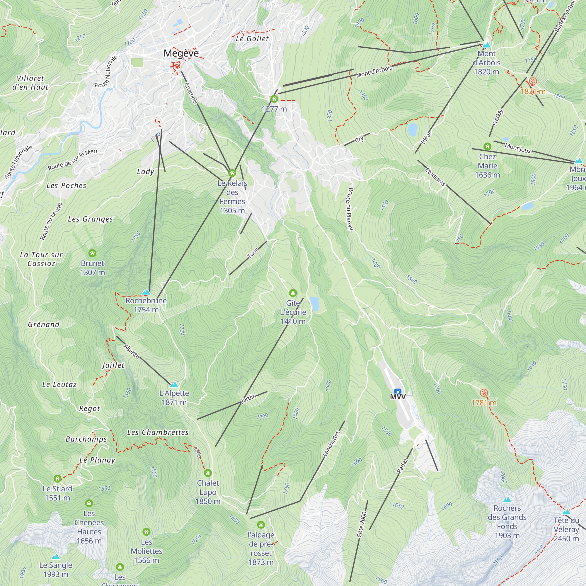 Gîte L'écurie map