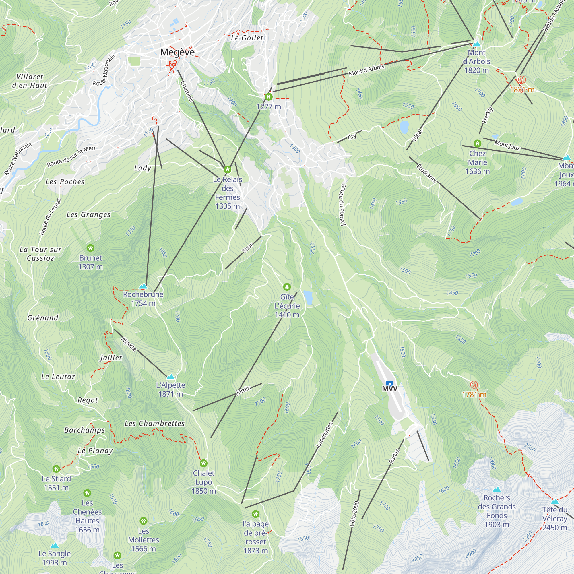 Gîte L'écurie map
