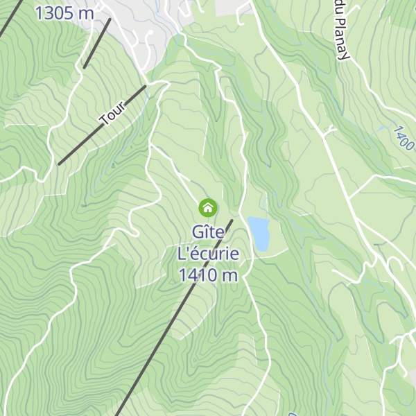 Map of Gîte L'écurie