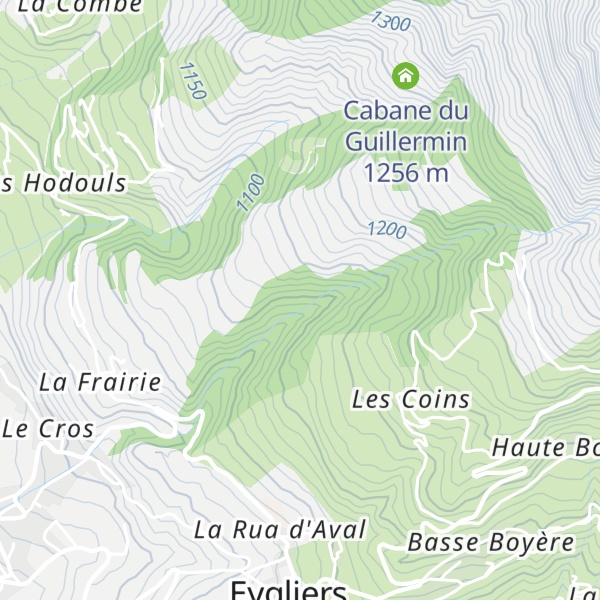 Map of Cabane de Ste Catherine