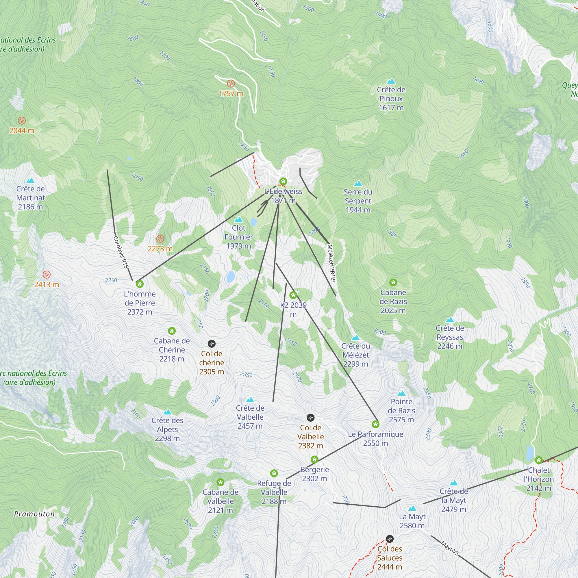 Tetras map