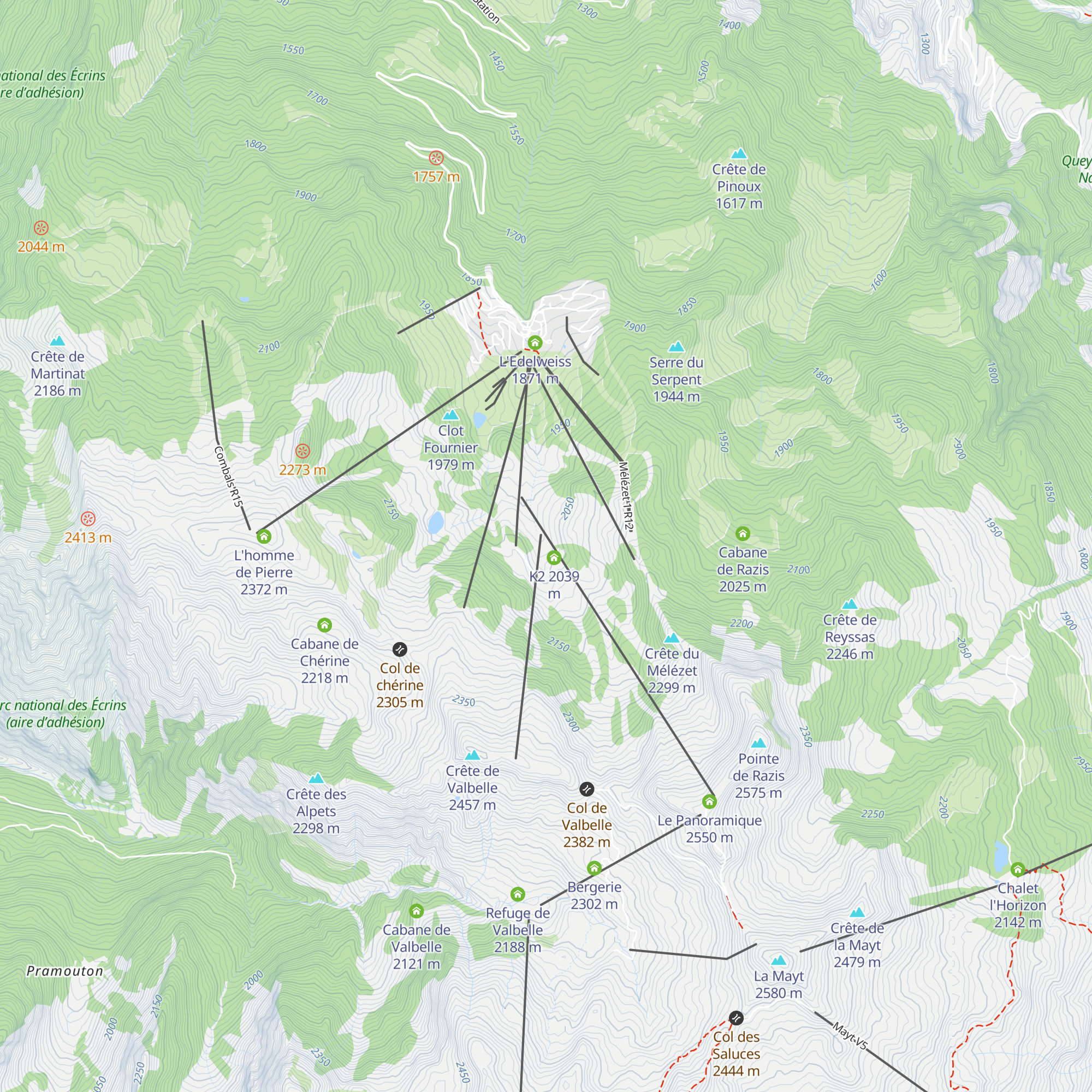Tetras map