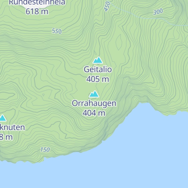 Map of Orrahaugen