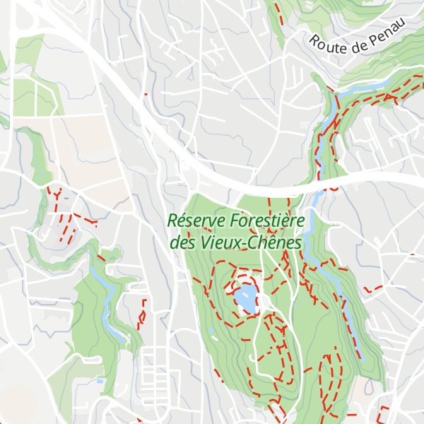Map of Refuge de Sauvabelin