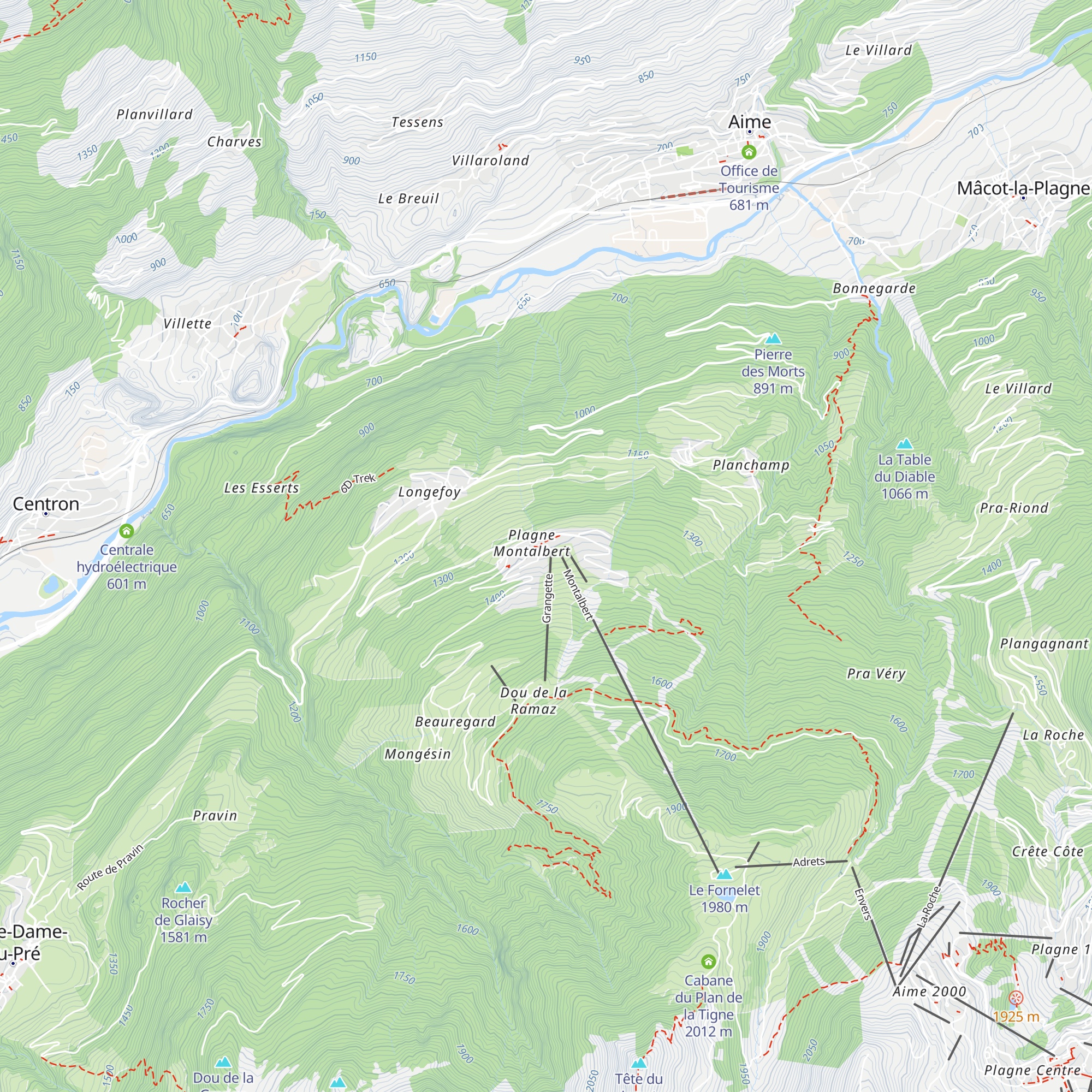 Les 2 Zebres map