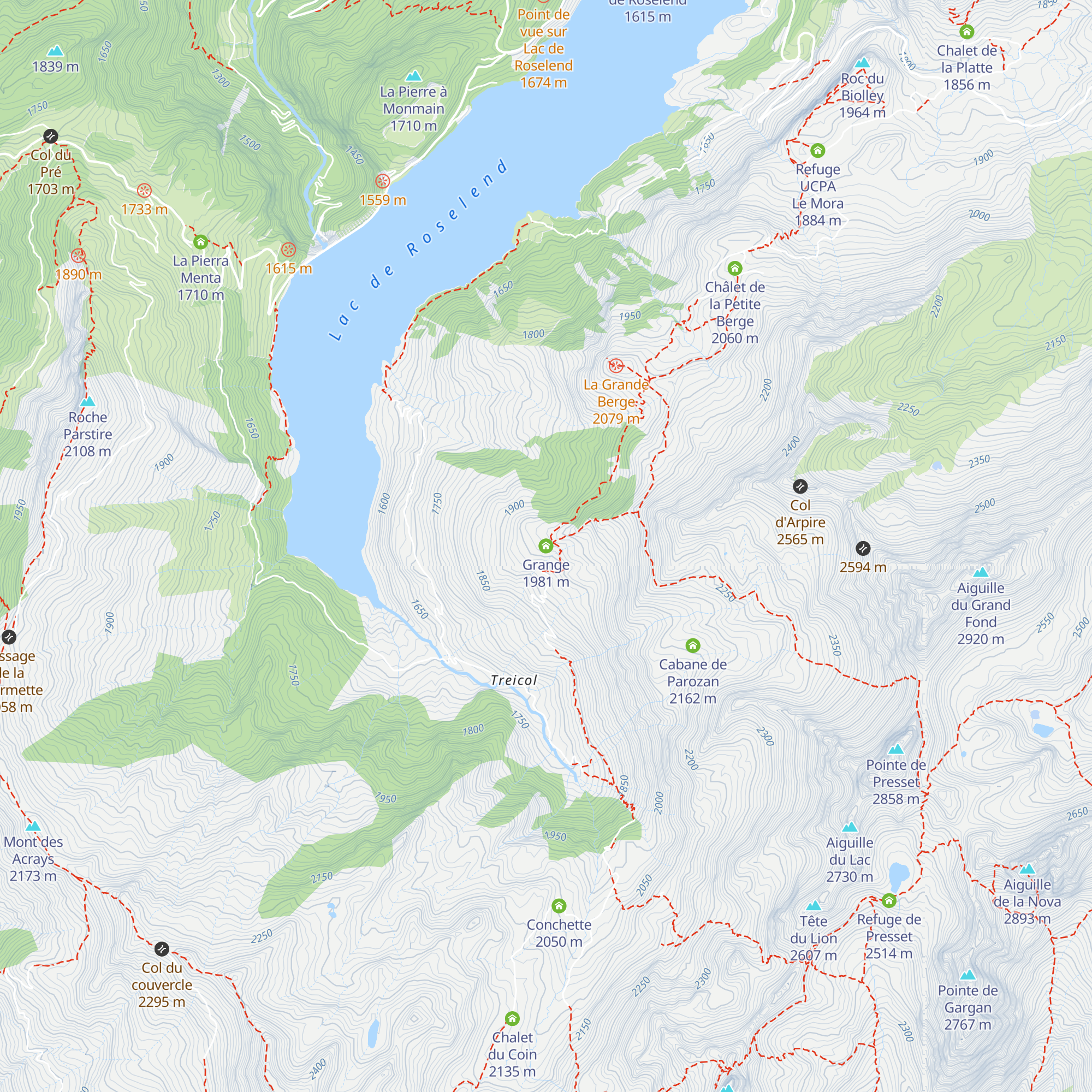 Grange map