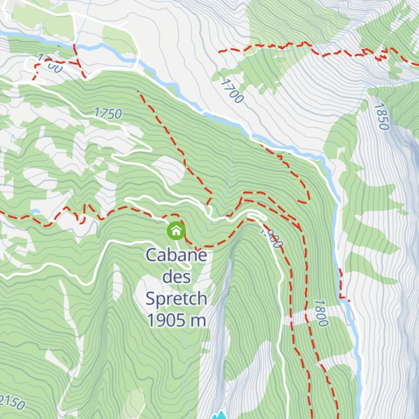 Map of Cabane des Espagnols