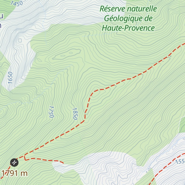 Map of Sommet de la Bernarde