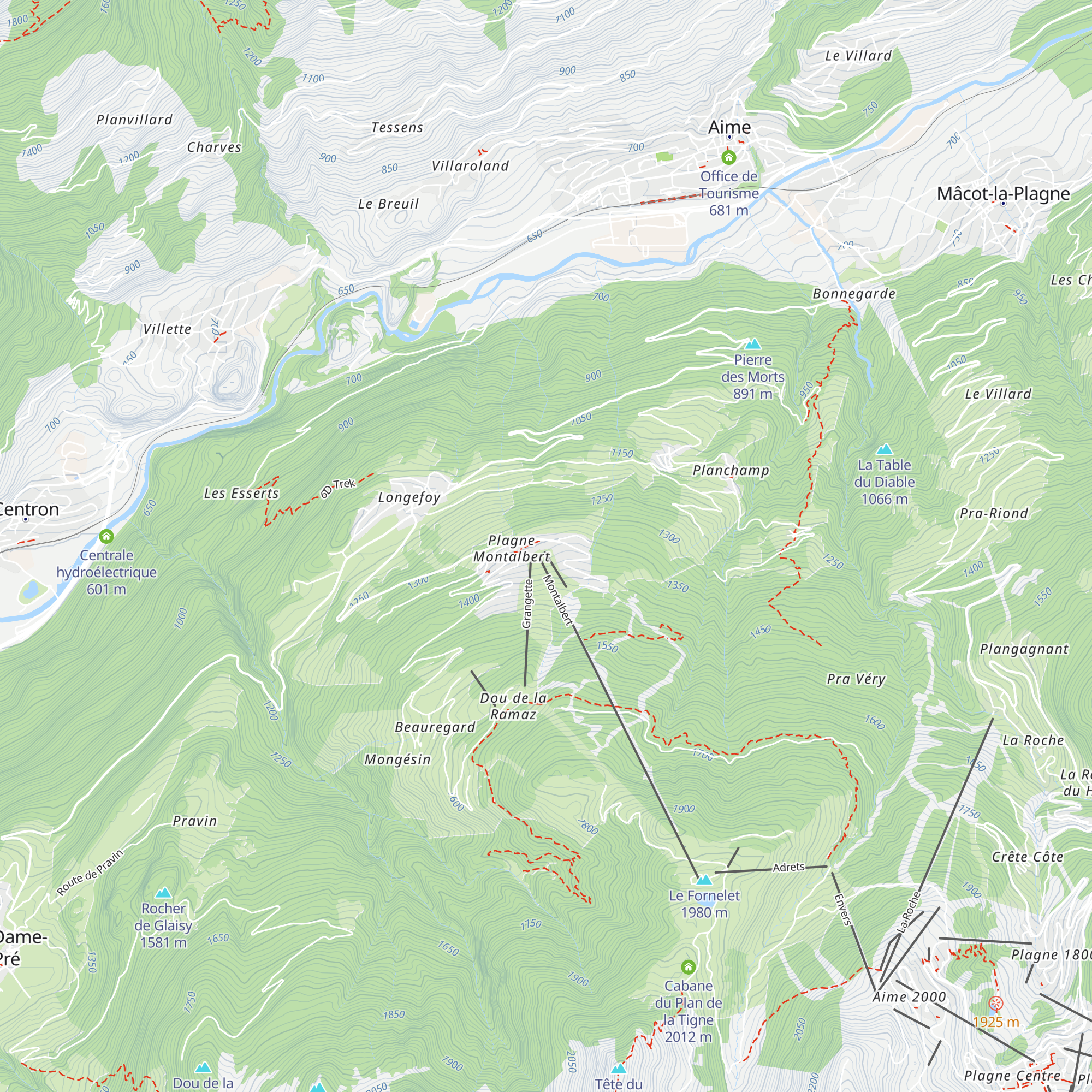 Maison de Montalbert map