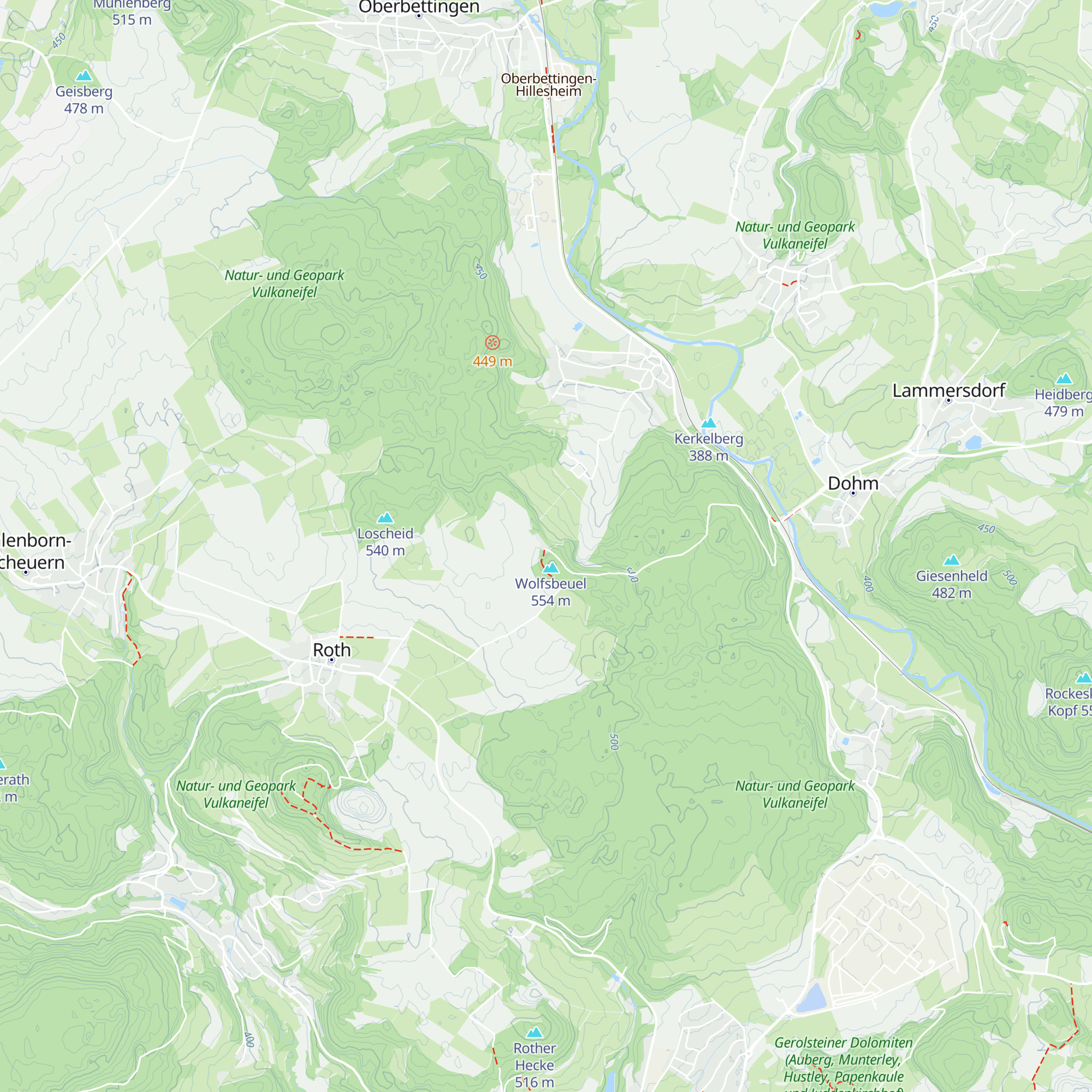 Schutzhütte Heimatblick map