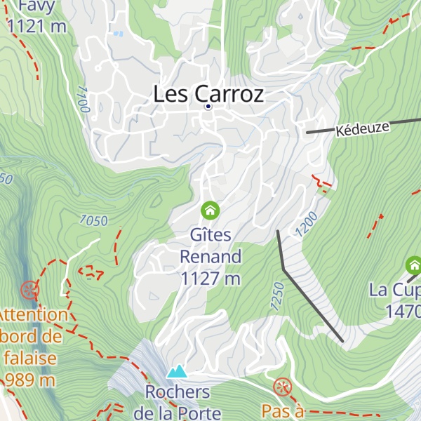 Map of Gîtes Renand