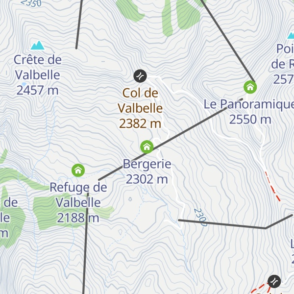 Map of Bergerie