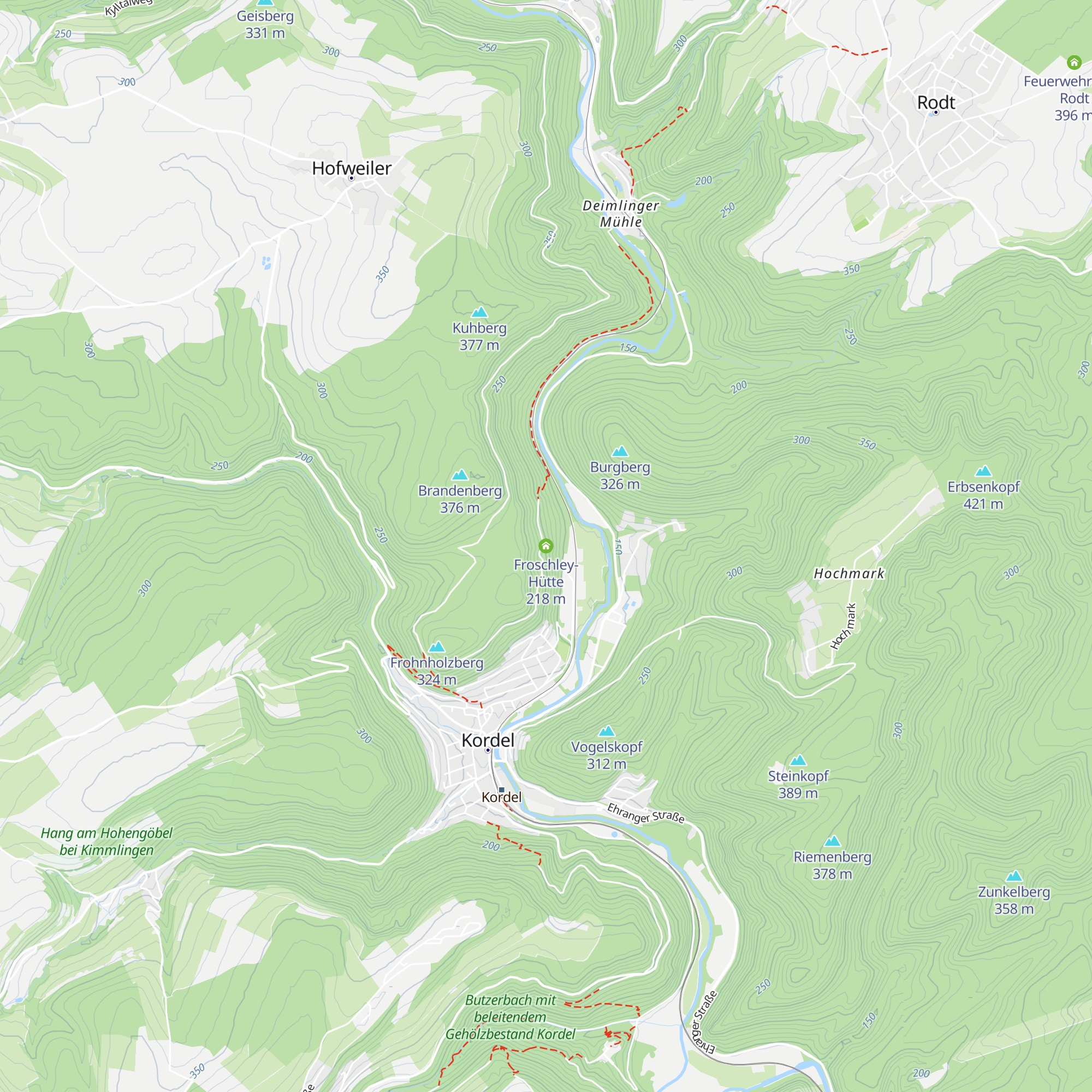 Froschley-Hütte map
