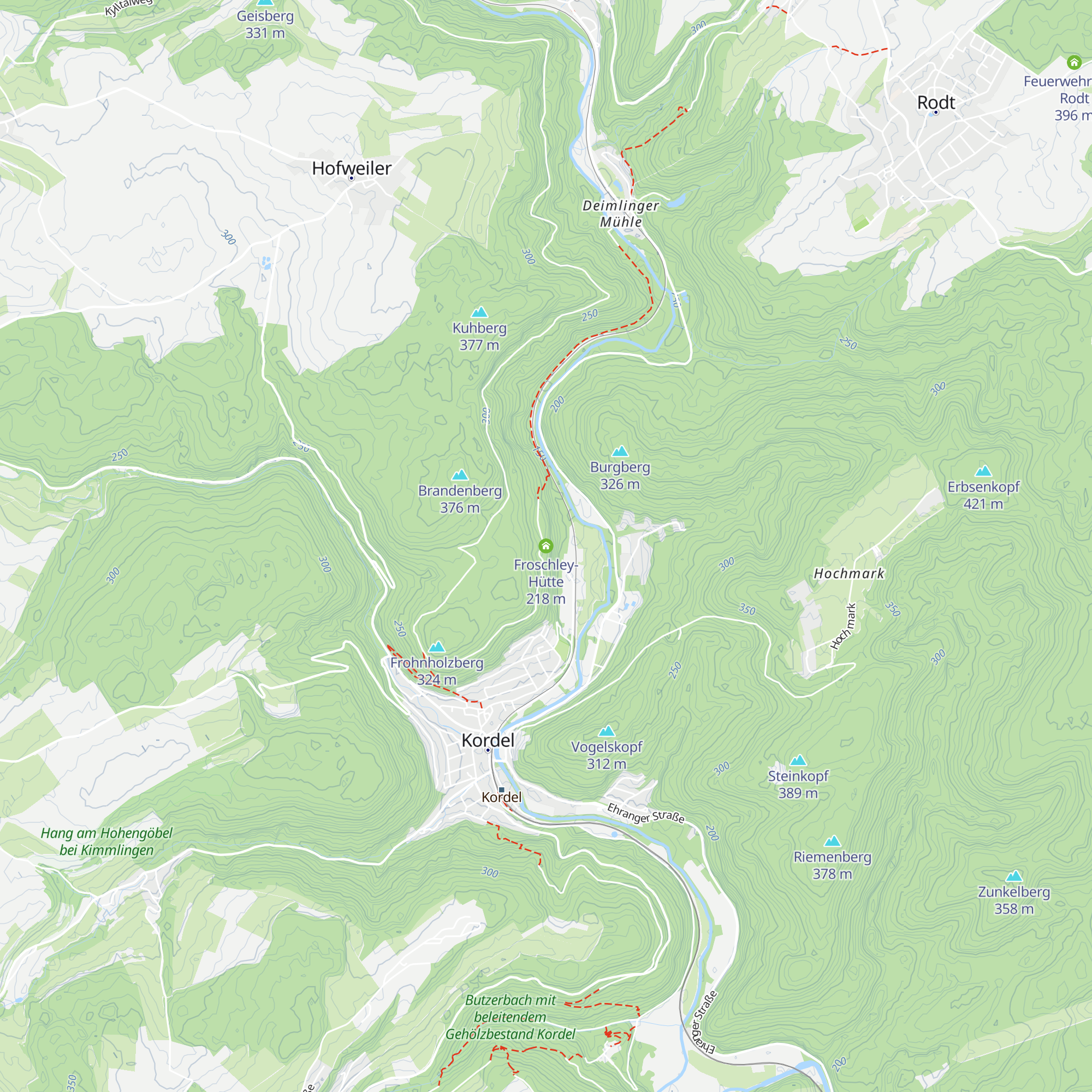 Froschley-Hütte map