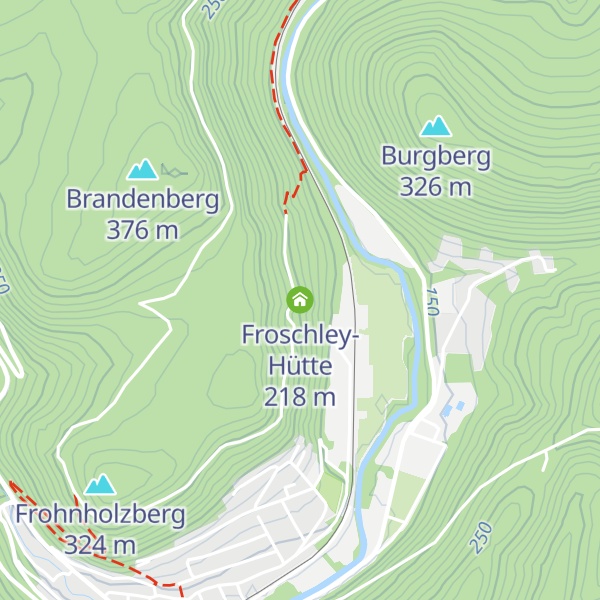 Map of Froschley-Hütte