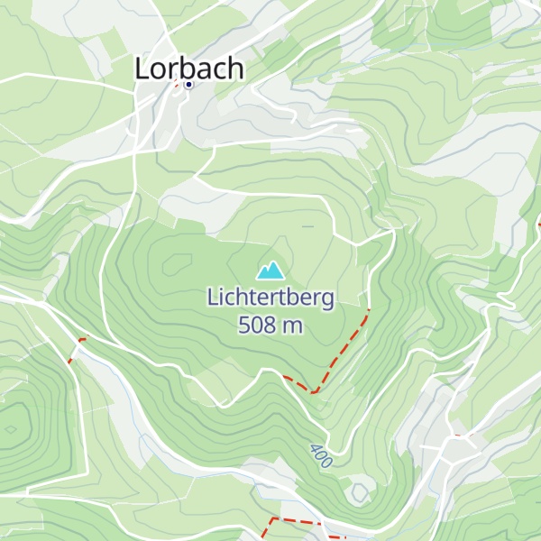 Map of Lichtertberg