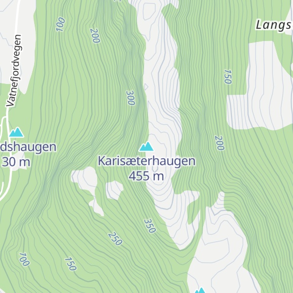 Map of Karisæterhaugen