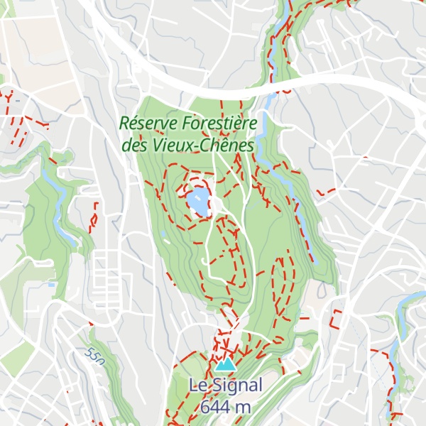 Map of La Pinte de Sauvabelin