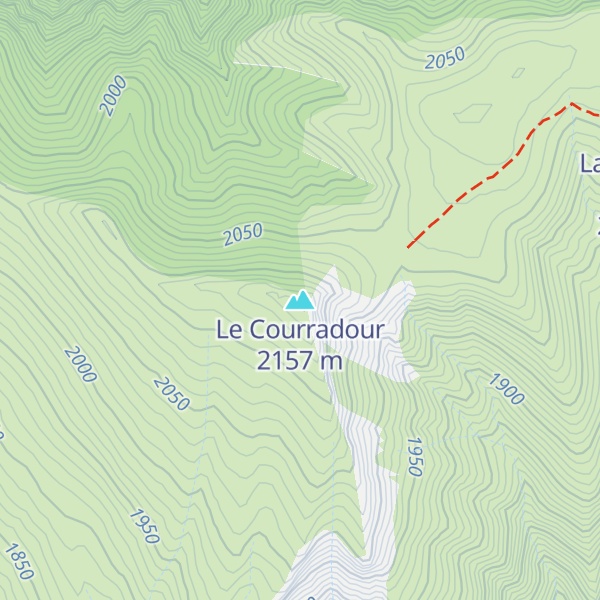 Map of Le Courradour