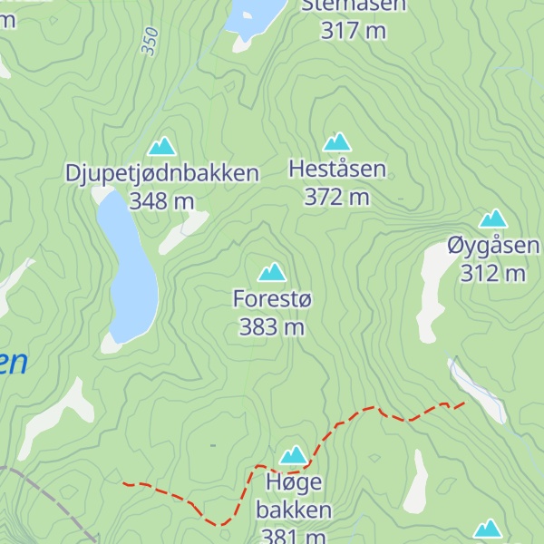 Map of Forestø
