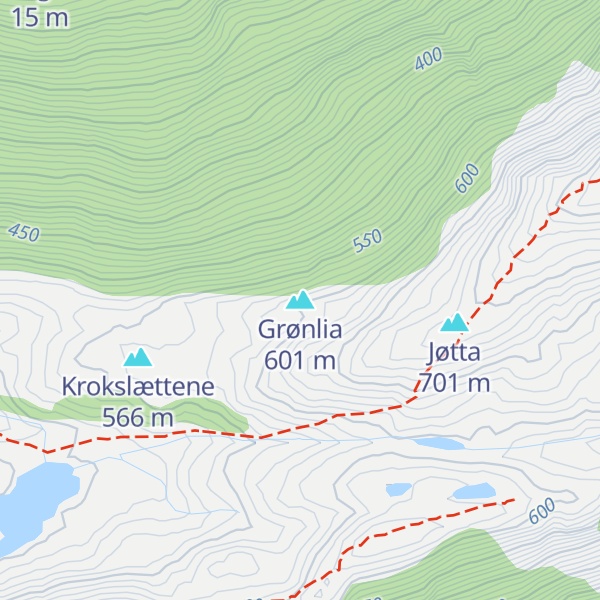 Map of Grønlia