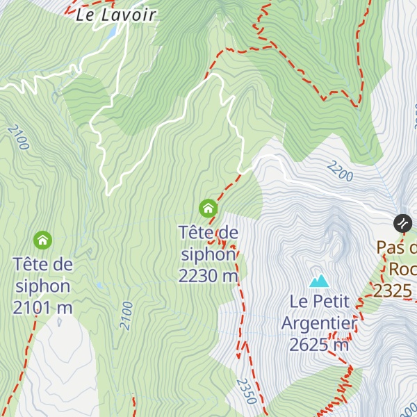 Map of Tête de siphon