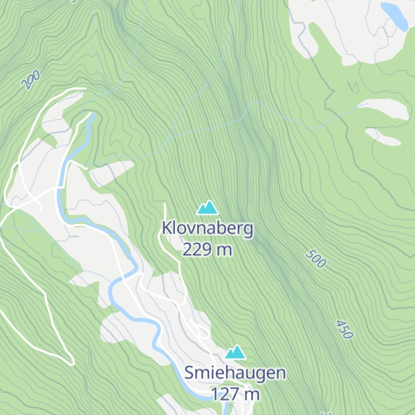 Map of Klovnaberg