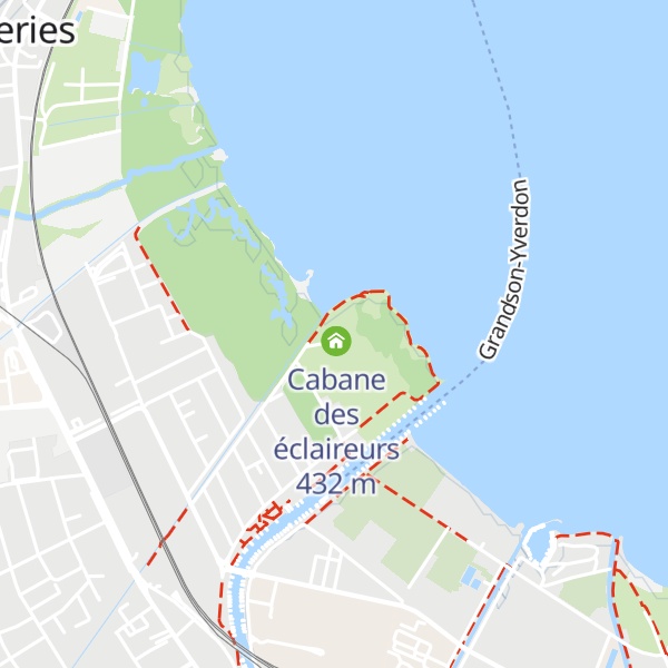 Map of Cabane La Roselière
