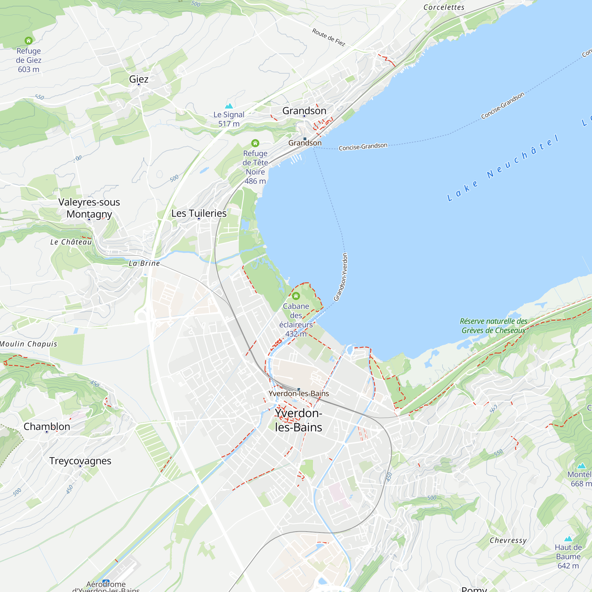 Cabane des éclaireurs map