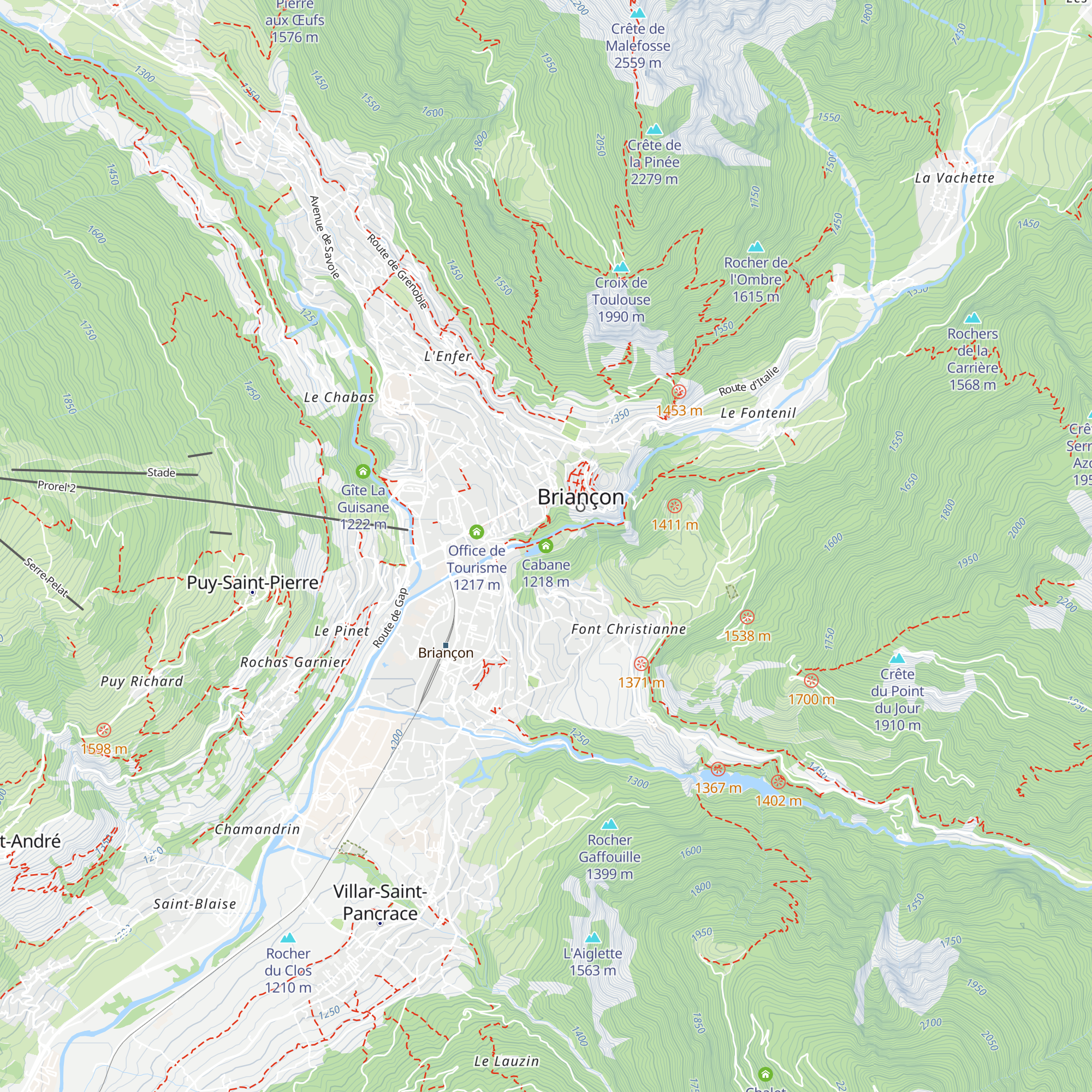 Cabane map