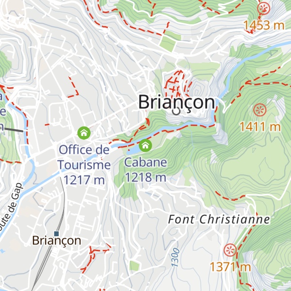 Map of Cabane