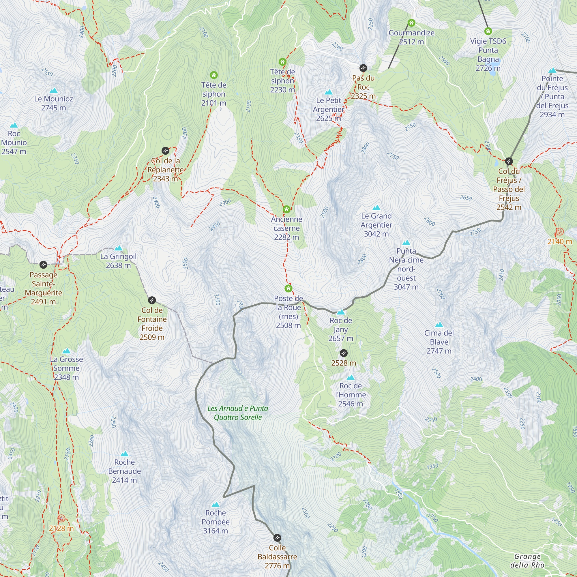 Poste de la Roue (rnes) map