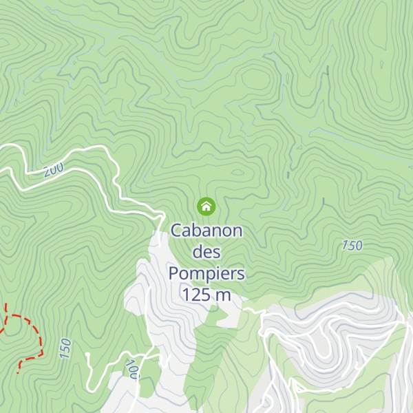 Map of Cabanon des Pompiers