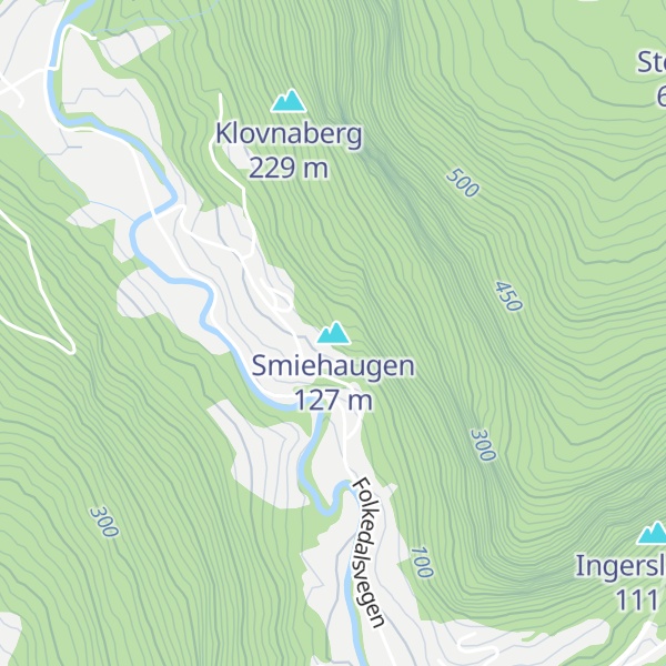 Map of Smiehaugen