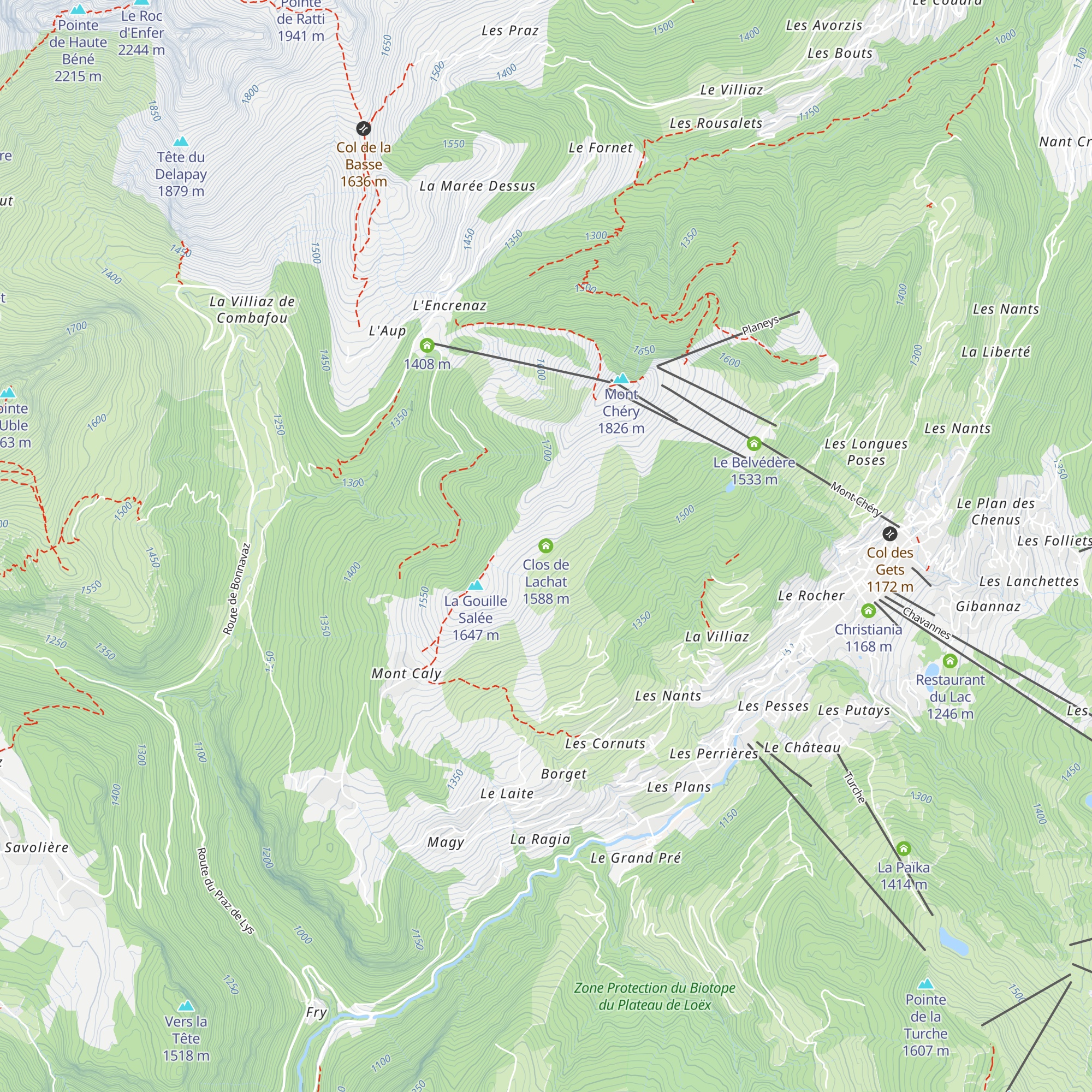 Clos de Lachat map