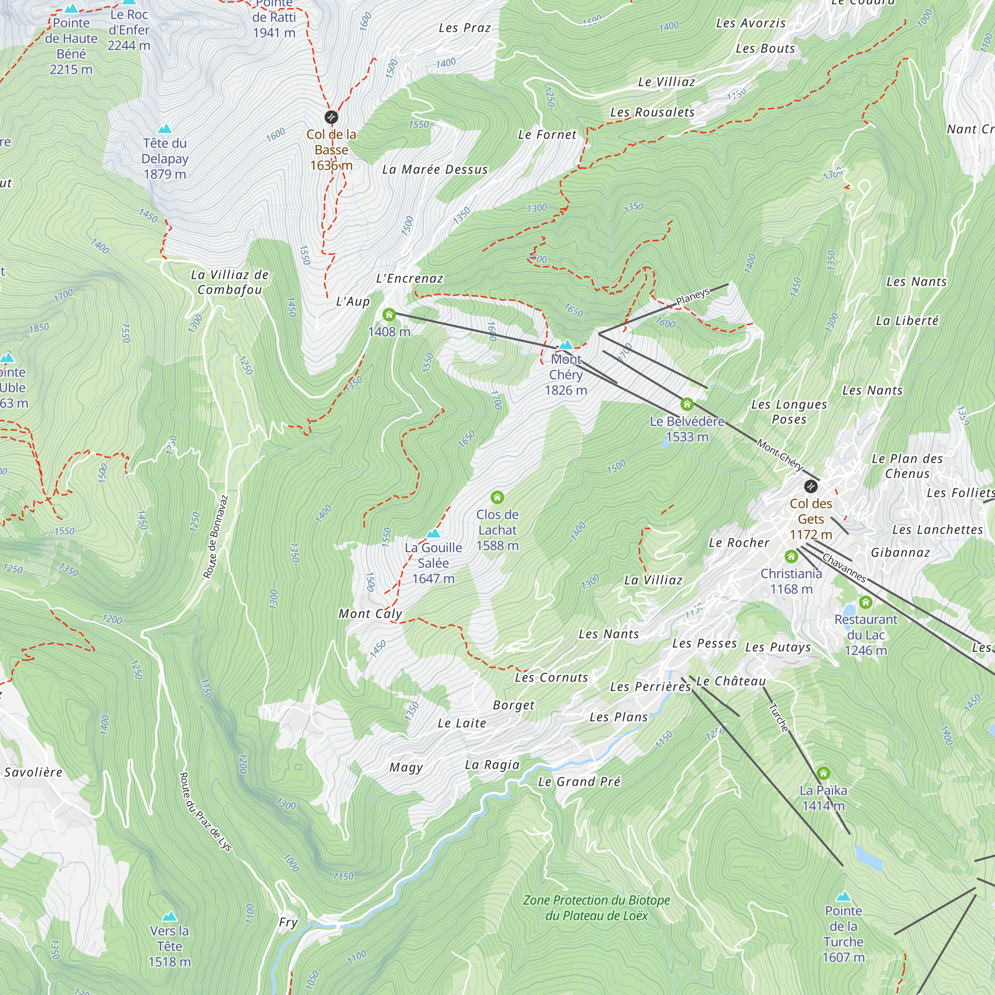 Clos de Lachat map