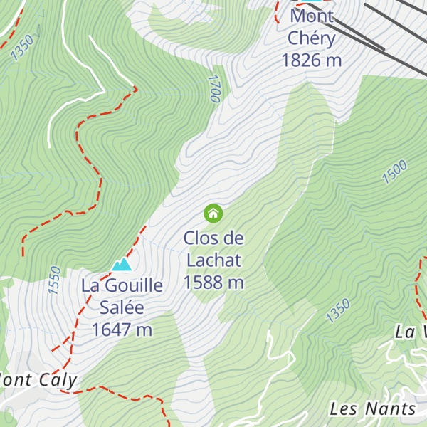 Map of Clos de Lachat