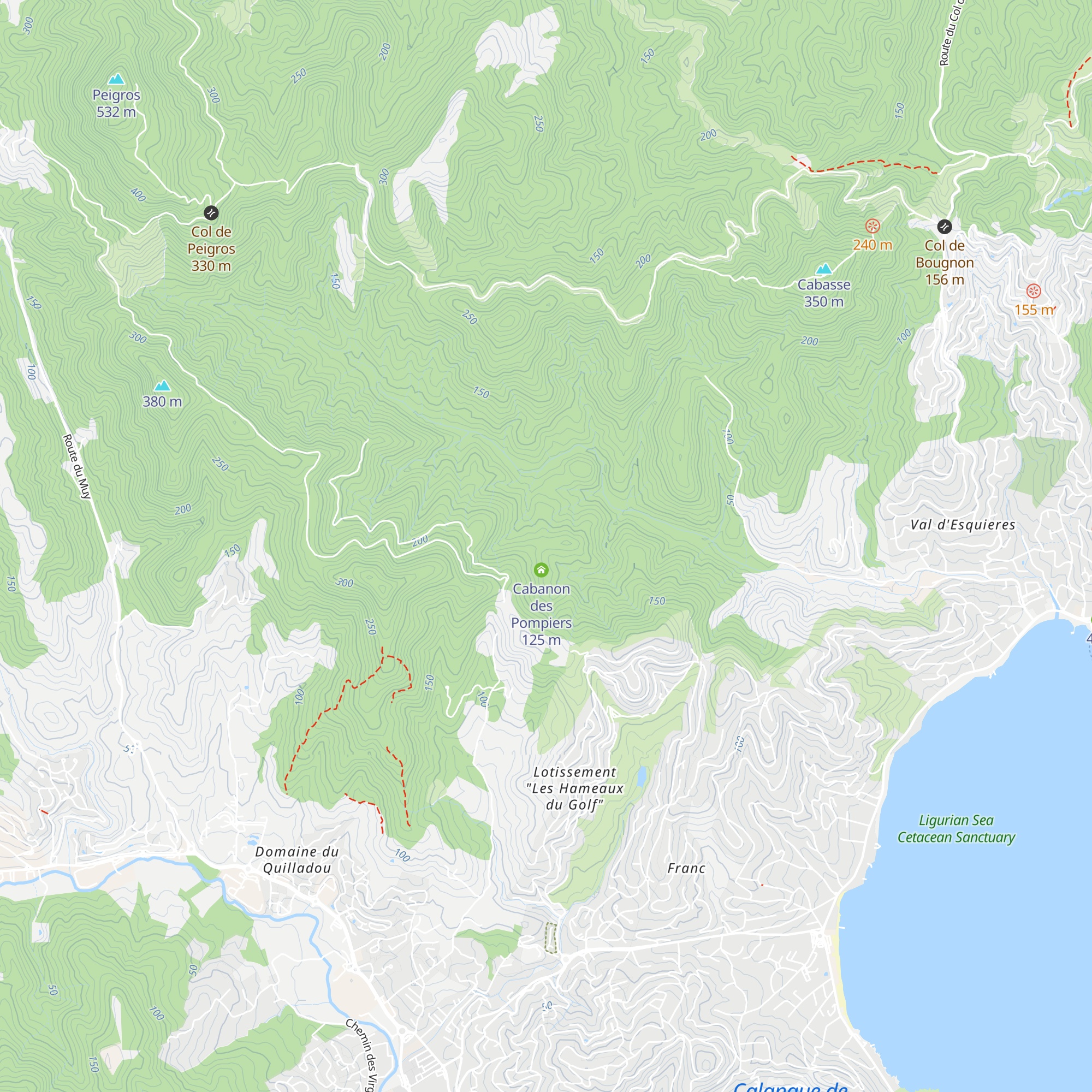 Cabanon des Chasseurs map