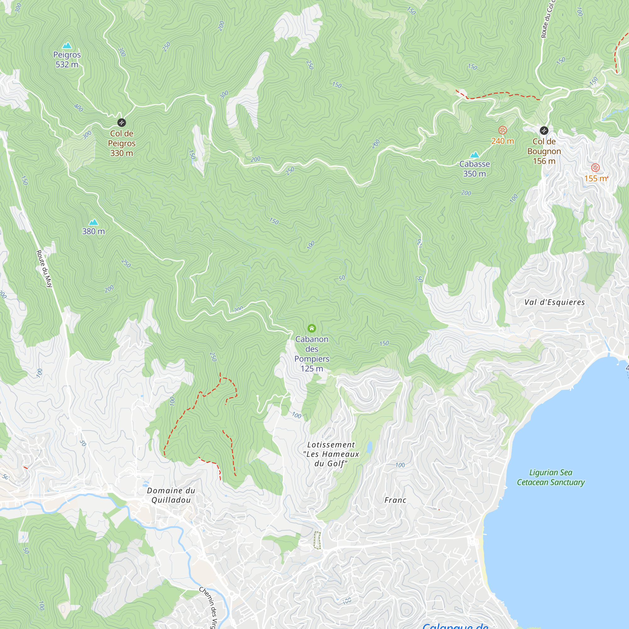 Cabanon des Chasseurs map