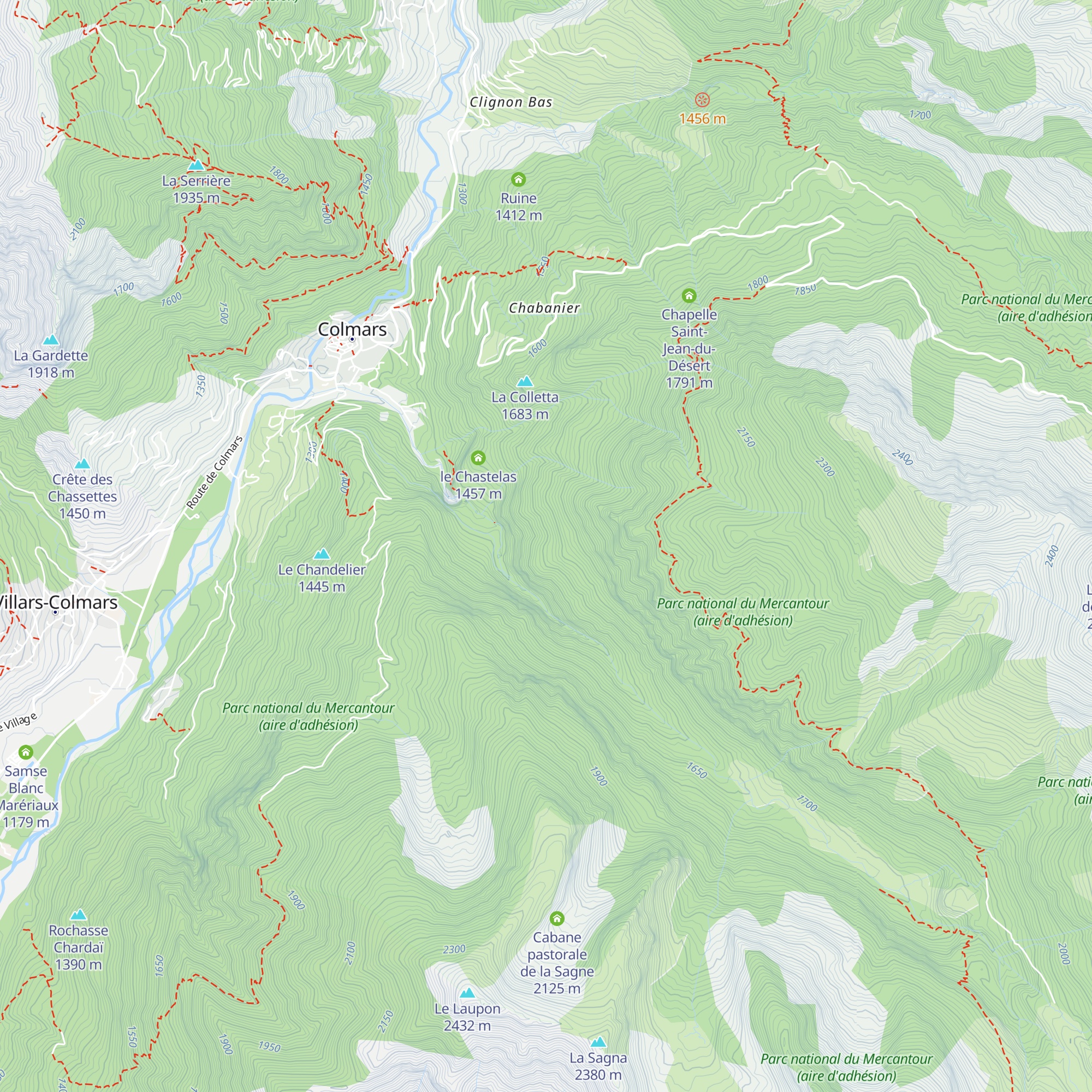Cabane à Guy map