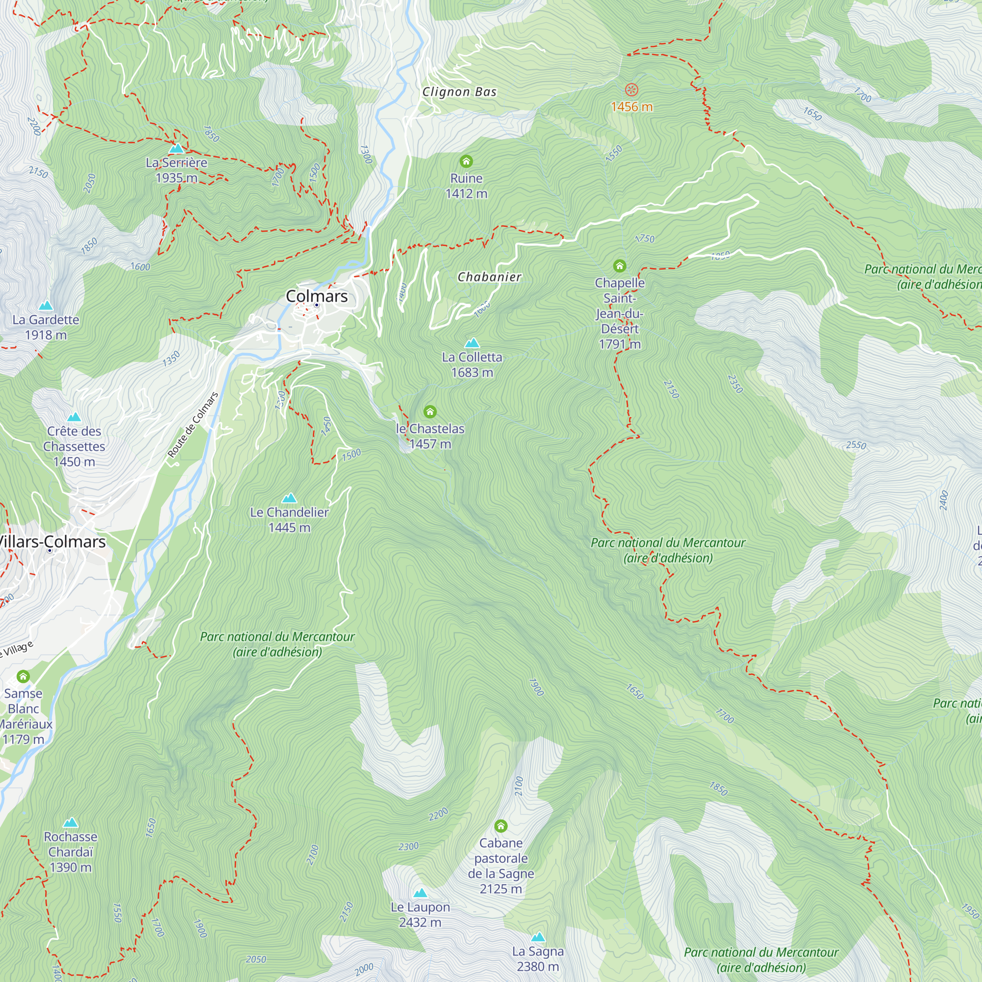 Cabane à Guy map