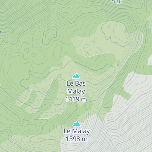 Map of Le Bas Malay