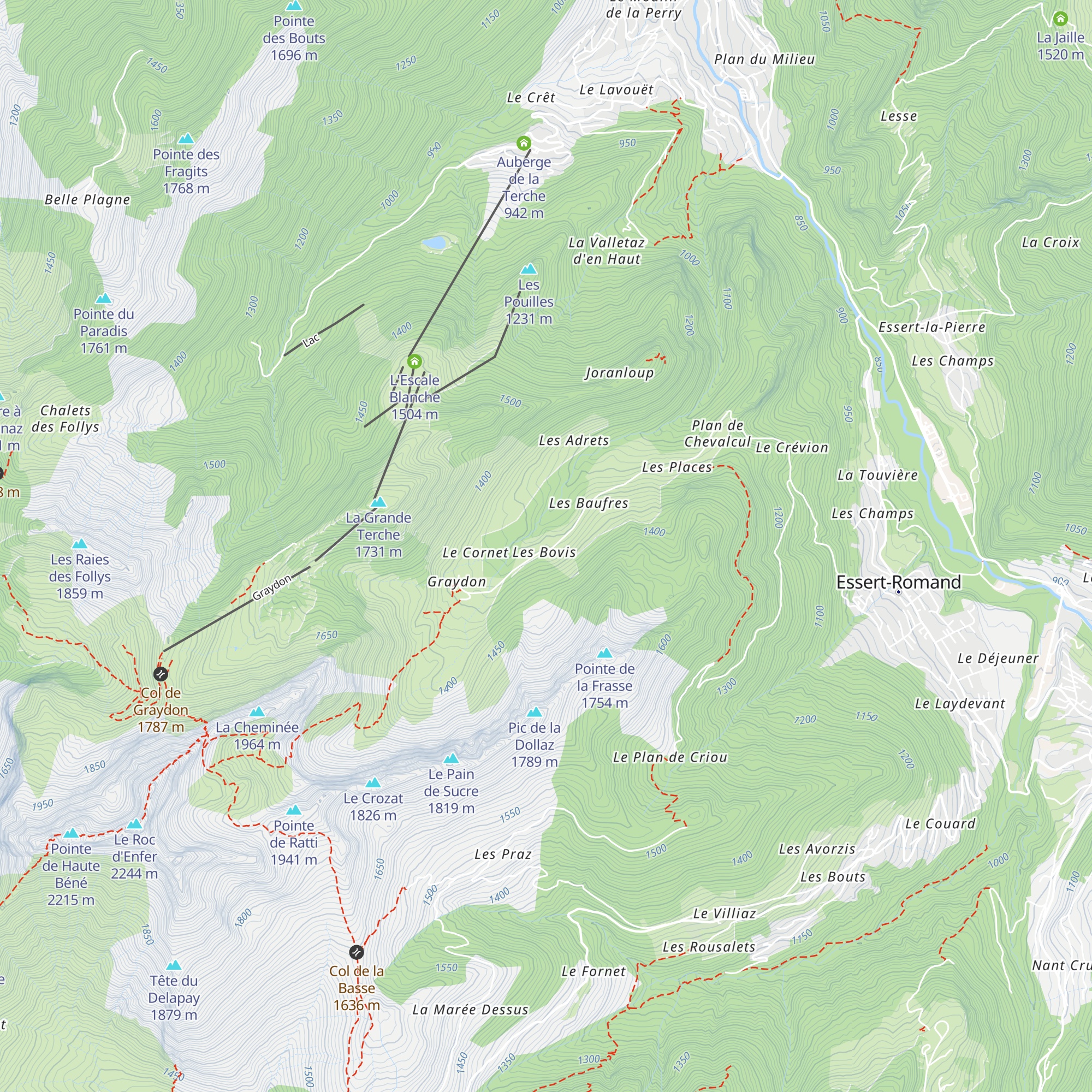 La Grand Joux map