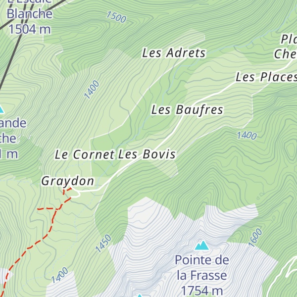 Map of La Grand Joux