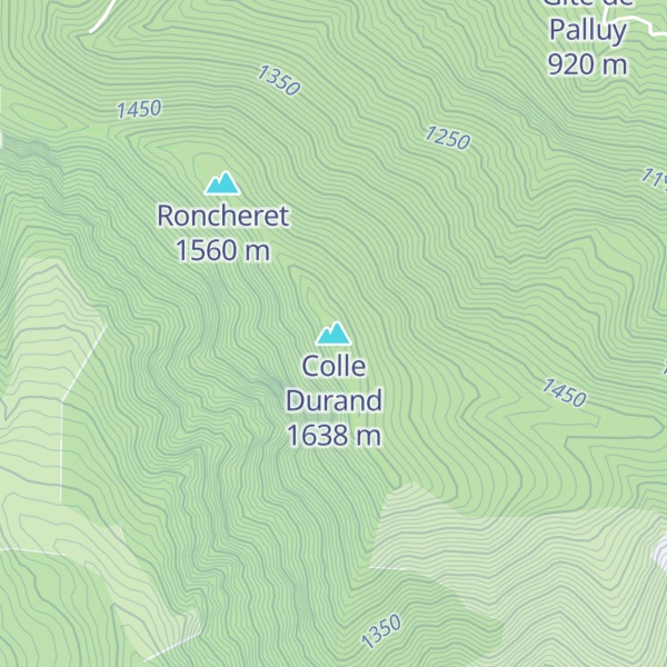 Map of Colle Durand