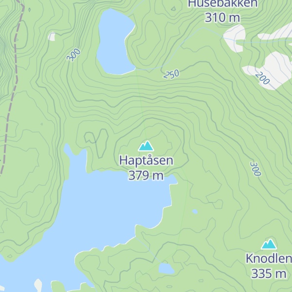 Map of Haptåsen