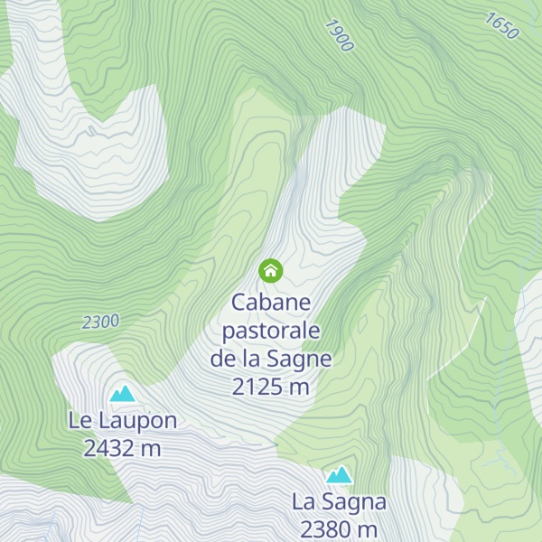 Map of Cabane pastorale de la Sagne