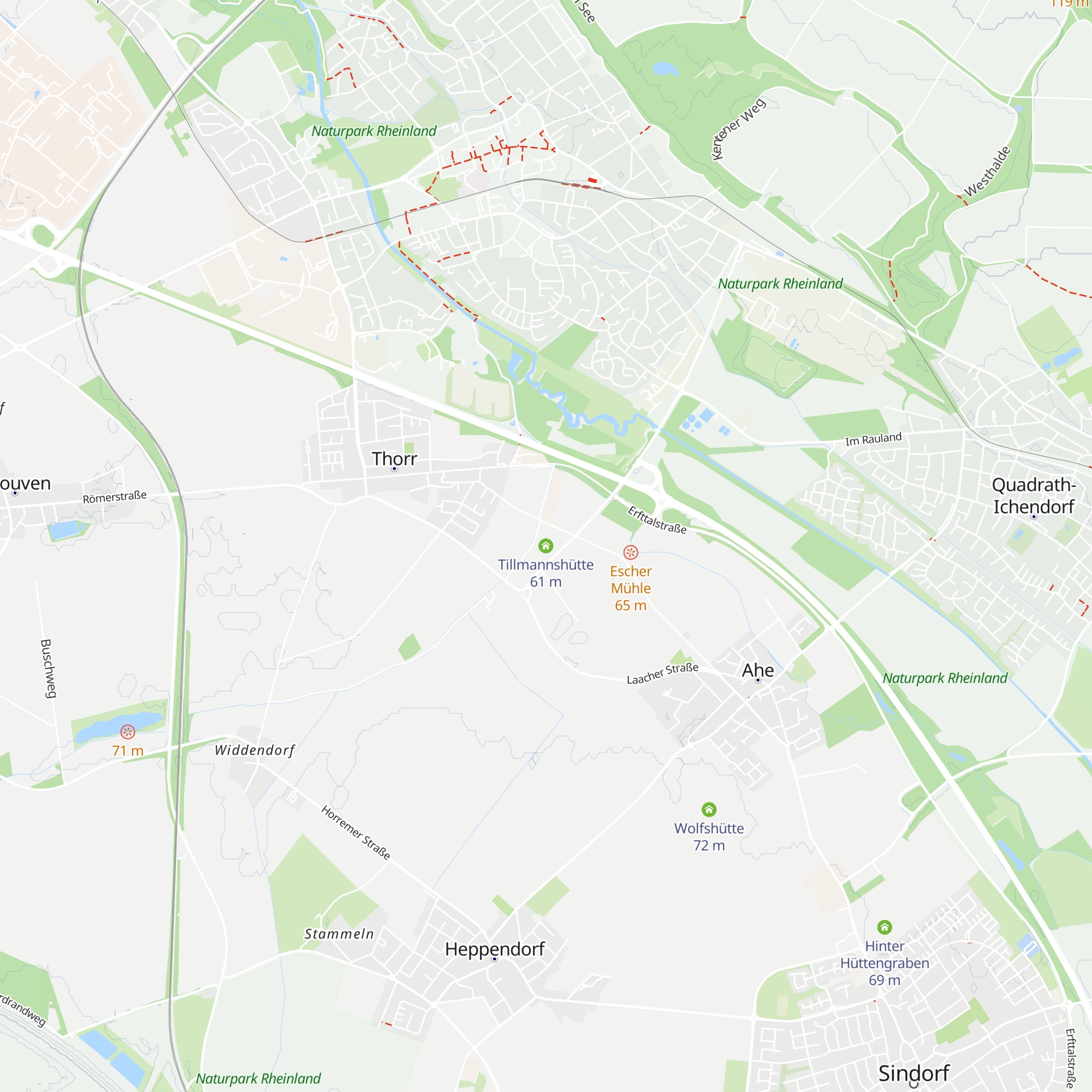 Tillmannshütte map