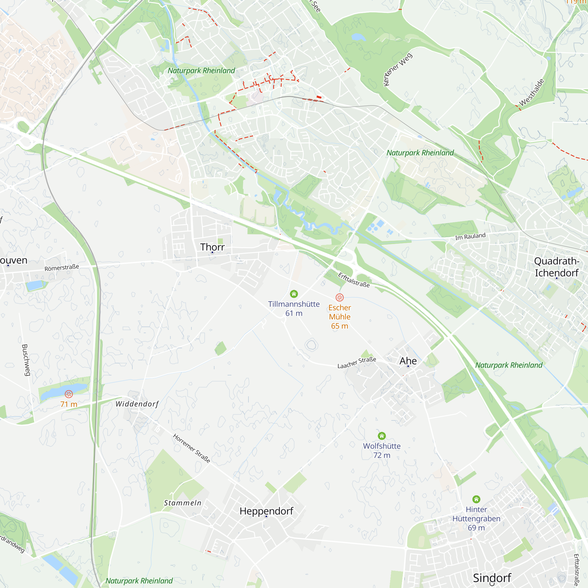 Tillmannshütte map